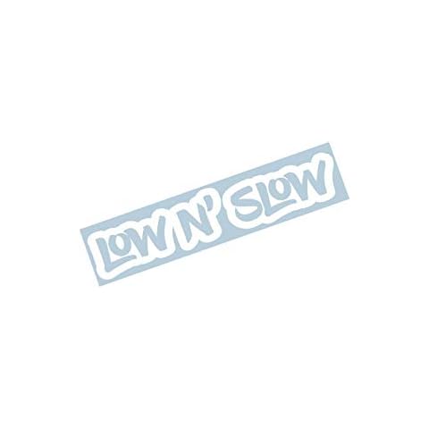 Xpin Graphics Low N' Slow Outline Funny Decal Sticker JDM 13" Cover