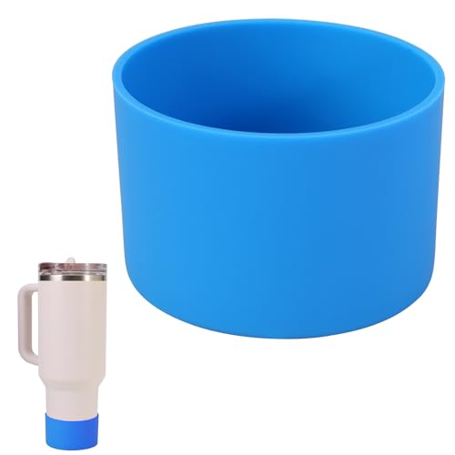 Boot for Stanley Cup 20 & 30 & 40 oz, Silicone Boot for Stanley Quenchers, Bottom Protector Accessory for Stanley's Tumblers (Azure, 20&30&40 Ounces)
