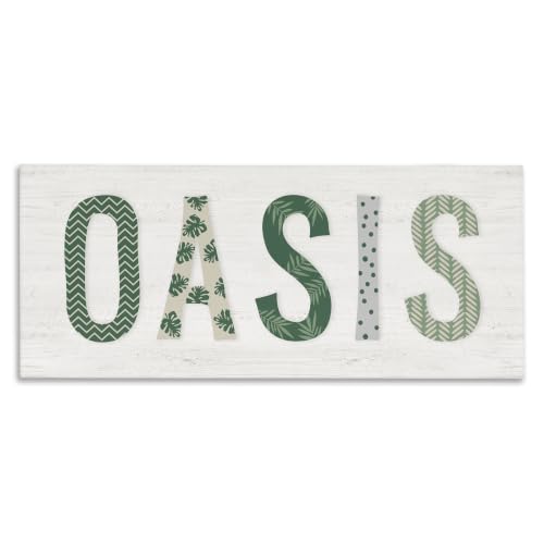 Stupell Industries Oasis Tropical Foliage, 10 x 24 Inch Canvas Wall Art