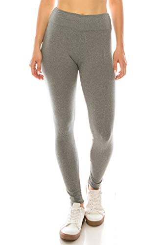Image of Leggings Depot High Waisted Leggings for Women Buttery Smooth & Soft Women's Solid Yoga - Reg, Plus, 1X3X, 3X5X