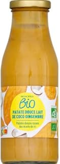 Monoprix Bio Soupe de Patate Douce Lait de Coco Gingembre - La bouteille de 50 cl