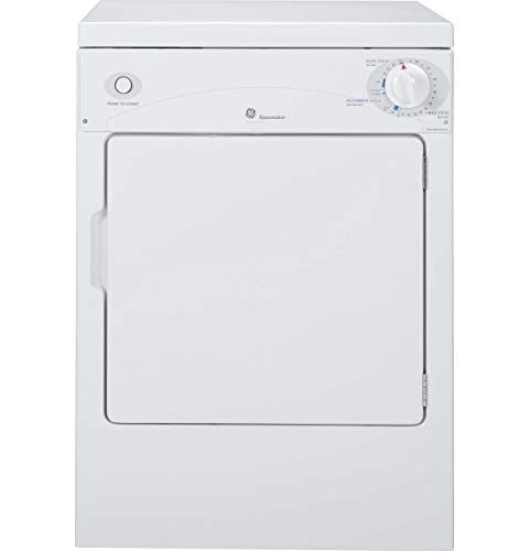 Ge Dskp333Ecww Spacemaker 24" Portable Electric Dryer With 3.6 Cubic. Ft. Capacity #TOP1
