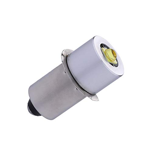 TRLIFE Maglite LED Bulbs DC 3V, Flashlight Replacement Bulbs for Only 2 Cells C&D Maglight Flashlights, 3W LED Flashlight Bulb Replacement Part Maglight Bulb(1 Pack) by TRLIFE - Used condition - US$7.60