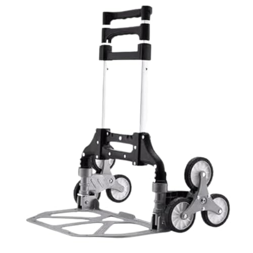 Carrito de Compras Carrito de Compras de Alta Capacidad Carrito con Ruedas Carretilla de Mano de Compras Plegable Carrito de Aluminio para Subir escaleras/D/Bless