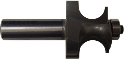 Magnate S5806 Edge Beading Carbide Tipped Router Bit - 5/8" Bead Diameter; 1/2" Shank Diameter