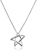 Sterling Silver "Shine Like A Star" Star Pendant Necklace, 18"