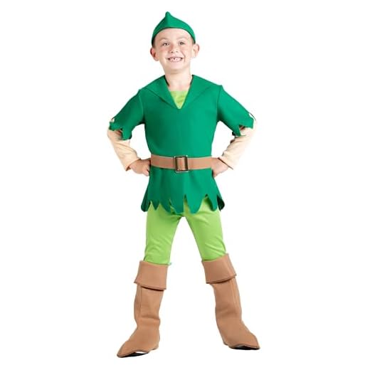 Ciao - Peter Pan disfraz niño Toon Studio (Talla 5-7 años)