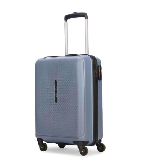 Image of Aristocrat Cabin 55 Cm(Small) 4 Wheels Trolley Bags for Travel Hard Case Luggage, Lightweight Bag with Combination Lock & Robust Trolley with 5 Years Warranty (Blue)