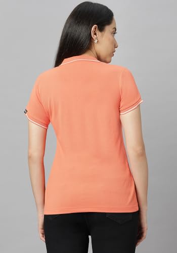 Image of Wear Your Opinion Womens Premium Pique Polo Collar Neck T-Shirt Womens Premium Pique Polo Collar Neck T-Shirt (Design: Tipped Polo)