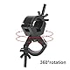 Lighting Truss Swivel Coupler Clamps for Lights, Lighting O Clamp Black Pole Clamp Quick Release Dual Head Truss Clamp, 30mm-35mm Dual Swivel Tube Clamp Wrap Around Pipe Clamp Mounting Bracket
