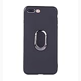 iPhone 7P Case/iPhone 7 Plus/iPhone 8 Plus Case with 360 Rotating Ring Grip Holder Kickstand Function Magnetic Base, Ultra Slim Thin Hard Scrub Cover with Shockproof Protective for Soft TPU iPhone