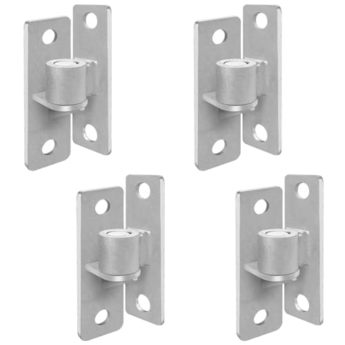 8 Pack Heavy Duty Gate Hinge Set - Stainless Steel Hinges for Wood & Concrete Walls, Rust Proof - Farm, Fence, Barn, Garden Gates