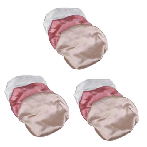 Bonnet élastique satin pour cheveux anti-frisottis et protection nocturne globale