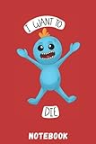  I\'m Mr. Meeseeks NOTEBOOK: (6*9) 100 pages black line journal/diary