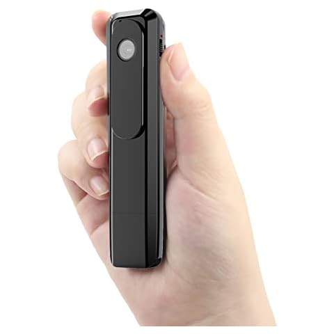 Mini Spy Body Camera, HD 1080P Portable Pocket Clip Body Camera, Wearable Spy Hidden Camera with Automatic Night Vision, Small Body Camera with USB Port, 5 Hours Video Recording for Home/Travel Cover