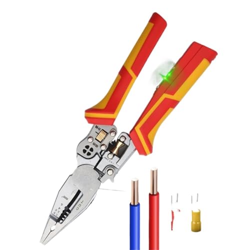 8-in-1 Versatile Wire Stripping Pliers with Electricity Measurement Multifunctional Wire Stripping Plier Wire Stripper Hand Tool - Image 2