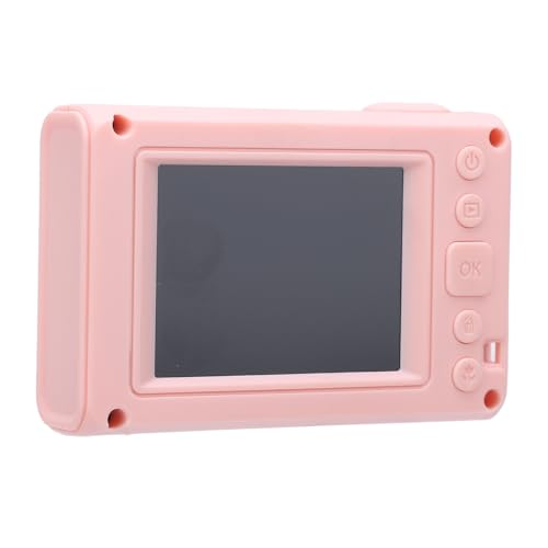 Tbest Cámara Digital 48MP HD Foto Video CCD Enfoque Automático Pantalla TFT de 2 Pulgadas Negro Viaje Amigo Reunión (Pink)