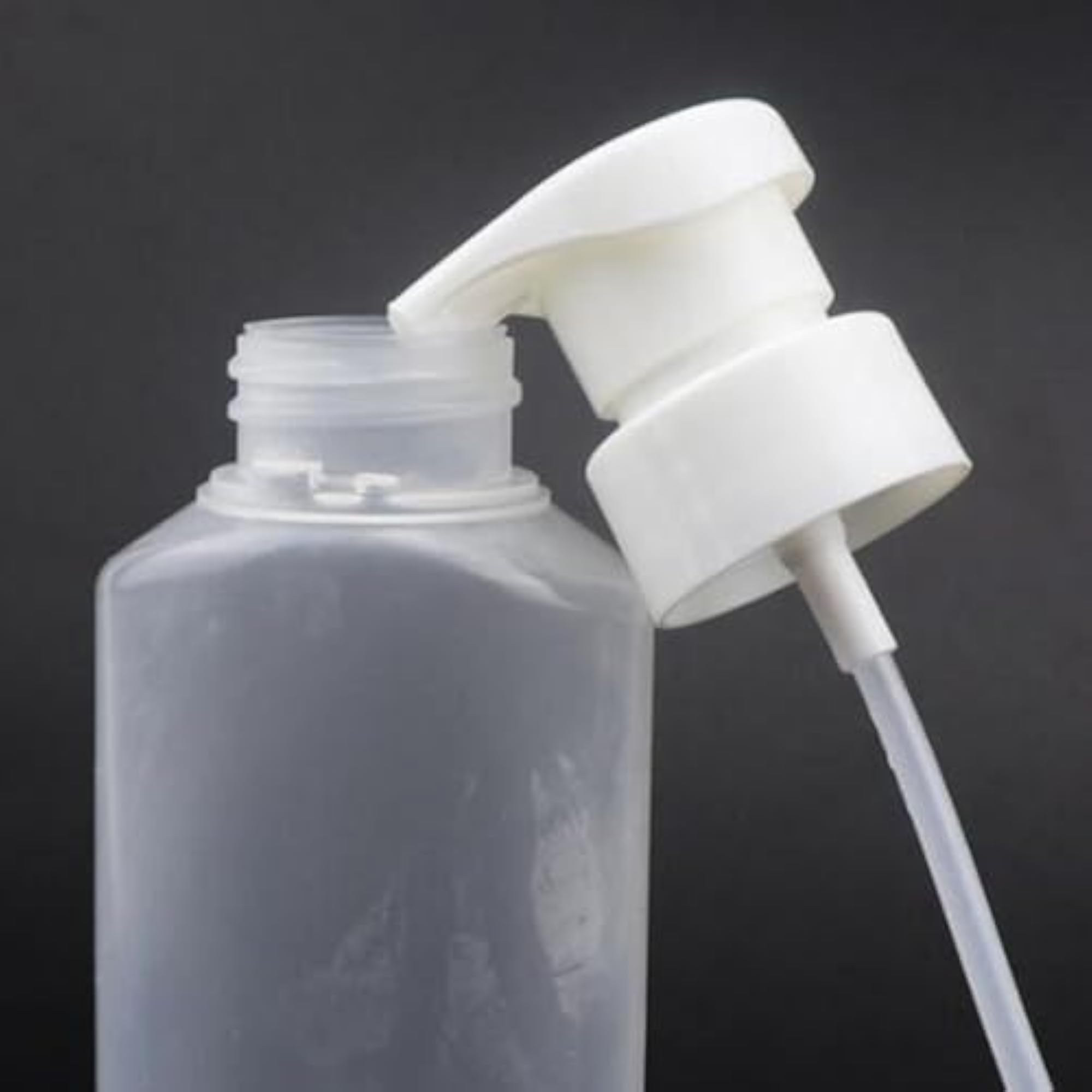 2x Clear Empty 150ml Soap Shampoo Dispenser Bottles