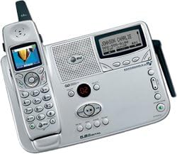 5.8GHz Expandable Cordless Answering System with Caller ID Silver