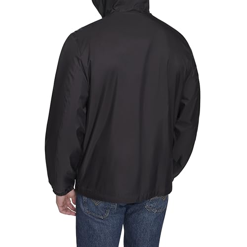Champion Men's Hooded Coaches Rain Jacket, Black, XX-Large4