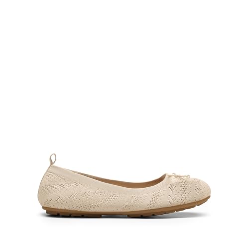 DREAM PAIRS Women's Round Toe Foldable Portable Knit Ballet Flats Comfortable Dressy Flats for Work Office Dress Shoes Business Casual2