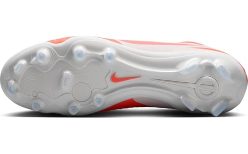 Nike Tiempo Legend 10 Pro Firm-Ground Low-Top Soccer Cleats (DV4333-800, Hot Lava/White)4