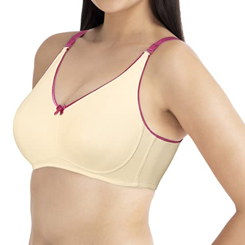 Image of Amante Solid Non Padded Non-Wired Full Coverage T-Shirt Bra