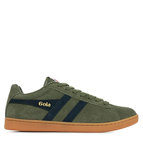 Image of Gola Equipe Suede - Sneakers for Men - Contrasting Wingflash - Heel Return - Durable Cupsole - Low Silhouette