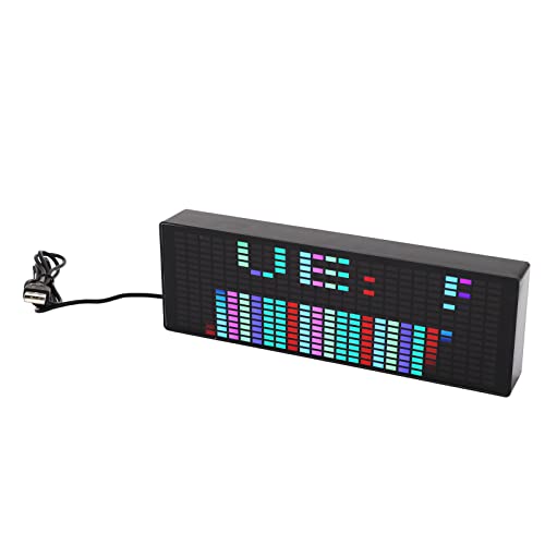 Spectrum Display 384 RGB LED, 20 Efectos, 7 Efectos de Color, Suministro USB 5V, Indicador...