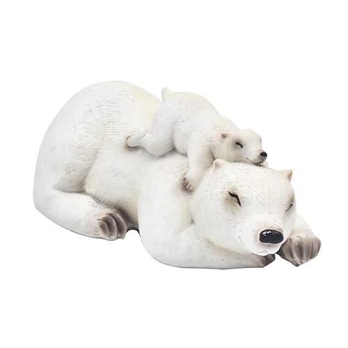 The Leonardo Collection Polar Bear Naptime Figurine For Home & Office | Home Decor Ornaments Gift For Women & Men | Beautiful Figurine For Indoor & Outdoor | Living Room Decor Ornaments