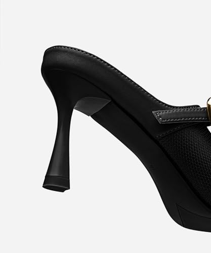 Image of NEWBELLA Women's Pointed Toe Heeled Mules