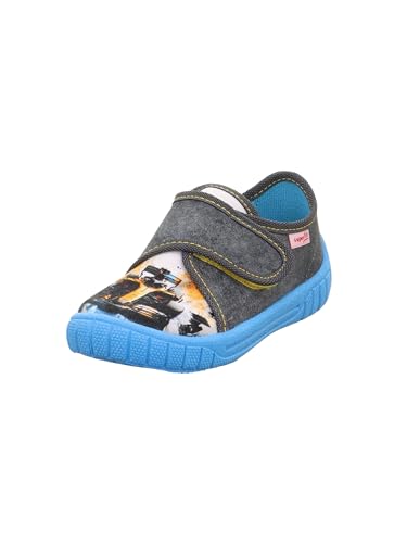 Superfit Jungen Bill 1-800271 Hausschuhe, Grau 2080, 33 EU