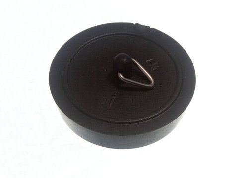 Bassin plug black 38mm 1 1/2 pouce lot de 3 bouchons évacuation pour lavabo noir