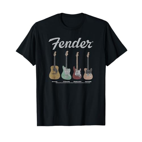 Fender Vintage Guitar Lineup Camiseta