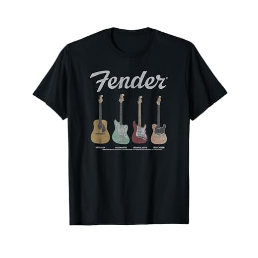 Fender Vintage Guitar Lineup Camiseta