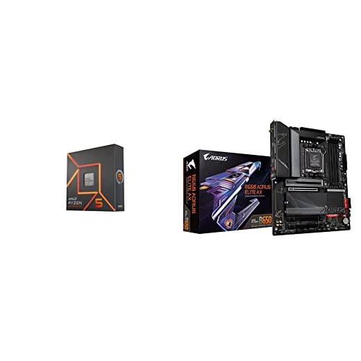 AMD Ryzen 5 7600X + GIGABYTE B650 AORUS ELITE AX Motherboard