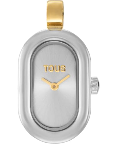 Montre pendentif analogique acier TOUS Hold ovale : finis les bracelets inconfortables au poignet