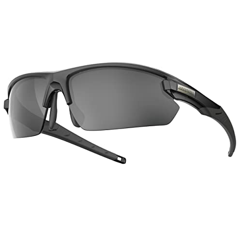 Image of QOOL TIMES rectangle Polarized fishing Sunglasses for Men Women, Running Hunting Golfing Cycling Hiking Outdoors