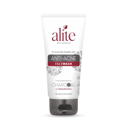 Image of Alite Anti-Acne Face Wash with Black Charcoal Beads | Acne Prevention & Detoxification | Dermatologically Tested 100 g