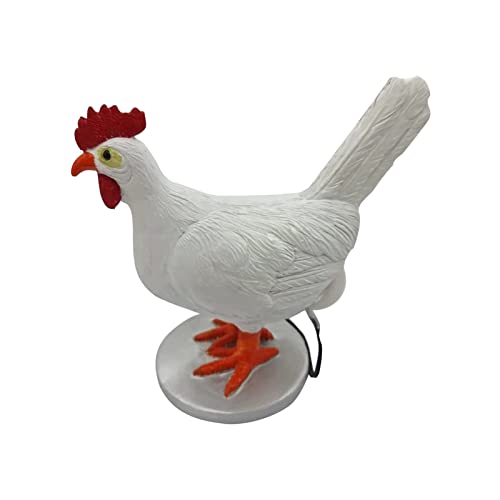 Chicken Egg Lam Tischlampe,Taxidermy Chicken Egg Lamp Lebensechtes Harz Chicken Egg Lam Light Cover