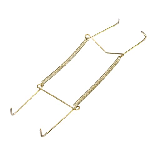 Image of METALLIXITY Plate Hanger (10Inch), Stainless Steel U Type Invisible Wall Hook with Tip Protectors - for Decorative Plates, China, Plates, Zinc Plated