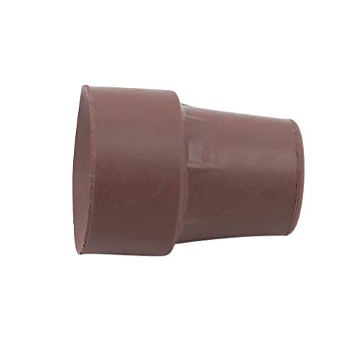 Dearanswer 1 Pc Multifunctional Replacement Reinforced Rubber Cane Tips Non Slip Cane & Crutch Tips Professional Replacement Cane Tips,Brown #TOP2