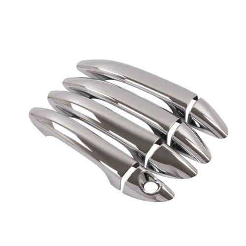 Car Exterior Door Handle Cover for Hyundai, I10 Grand I10 X 2014 2015 2016 2017 2018 2019 2020 Chrome Car Door Handle Cover Trim Styling Overlays Accessories Car Exterior Door Handle Cover