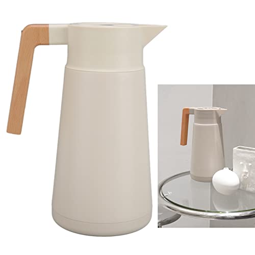 Garrafa térmica, garrafa térmica de aço inoxidável 2L para café com parede dupla para água, chá, caf