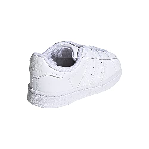 adidas Originals Junior's Superstar Sneaker, White/White/White, 6.53