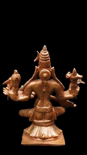 Image of Copper Idols Rajamathangi, 3.7 inches, 368 Grams Copper Handmade Pack of 1 Piece
