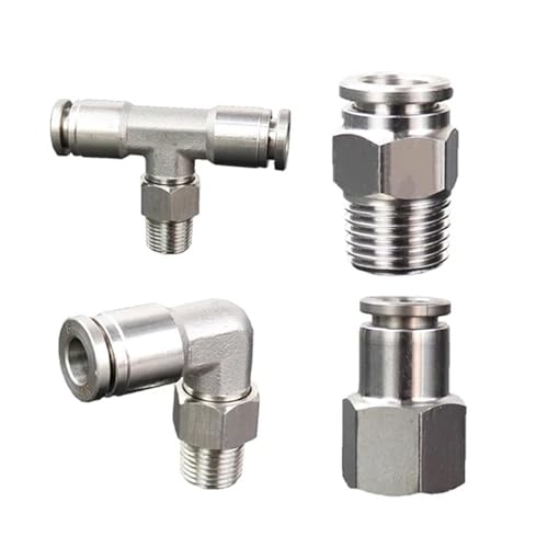 Raccord de tuyau pneumatique 304 indispensable pour la maintenance de connecteur tube