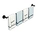 CL-ZZZ Rail de Serviette Ronde pour Salle de Bain ou Cuisine, Tige de Serviette Noire montée Murale, Porte-Barre de Serviette Simple en Acier Inoxydable, vis de 30cm-100cm de Montage (Size : 100cm)