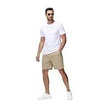 Yundobop Men's Casual 7 Inch Shorts Twill Drawstring Summer Beach Stretch Golf Shorts with Zipper Pockets - Image 5