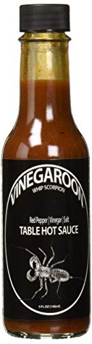 CONDIMENT DYSFUNCTION VINEGAROON Whip Scorpion Table Hot Sauce TWELVE 5 oz Bottles | Full Year Supply